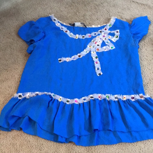 ⚡️FINAL PRICE⚡️ Love Moschino Sequin Beaded Bow Top Vintage - Picture 1 of 15